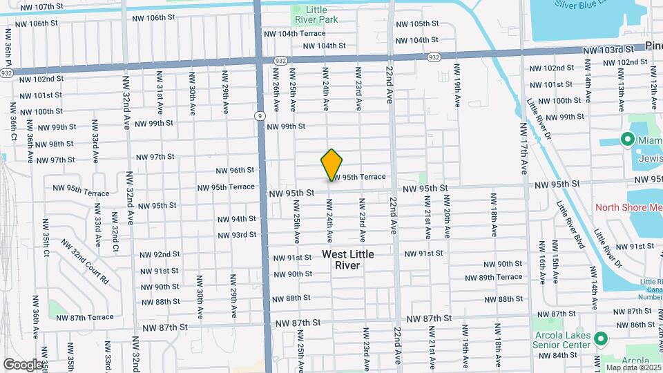 2395 NW 95th St Map and Location Details