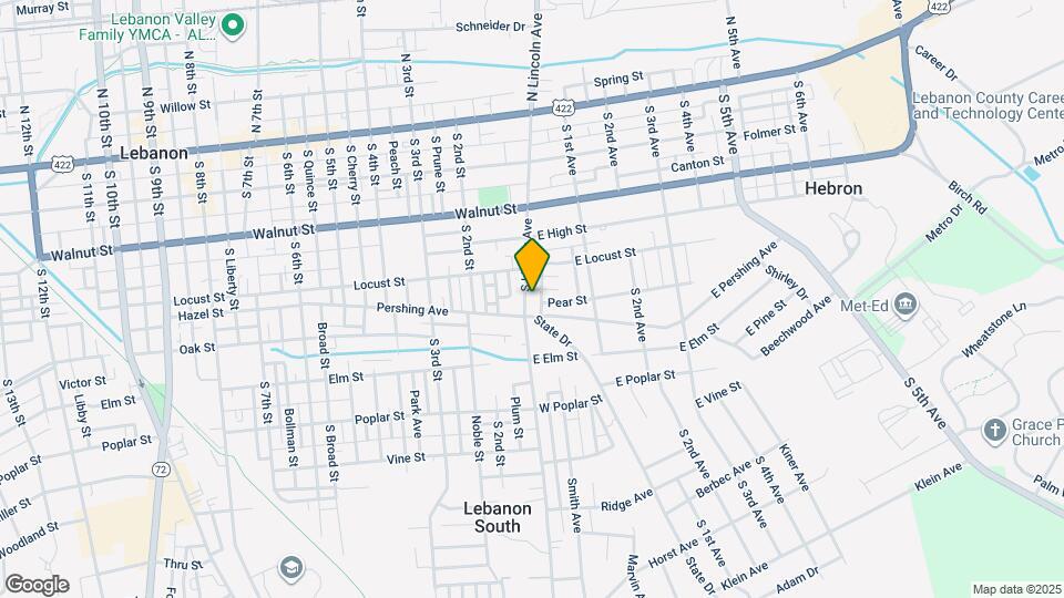 408 S Lincoln Ave Map and Location Details