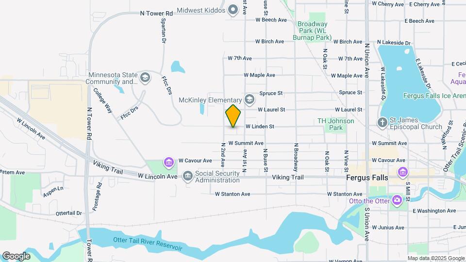 809 W Linden St Map and Location Details