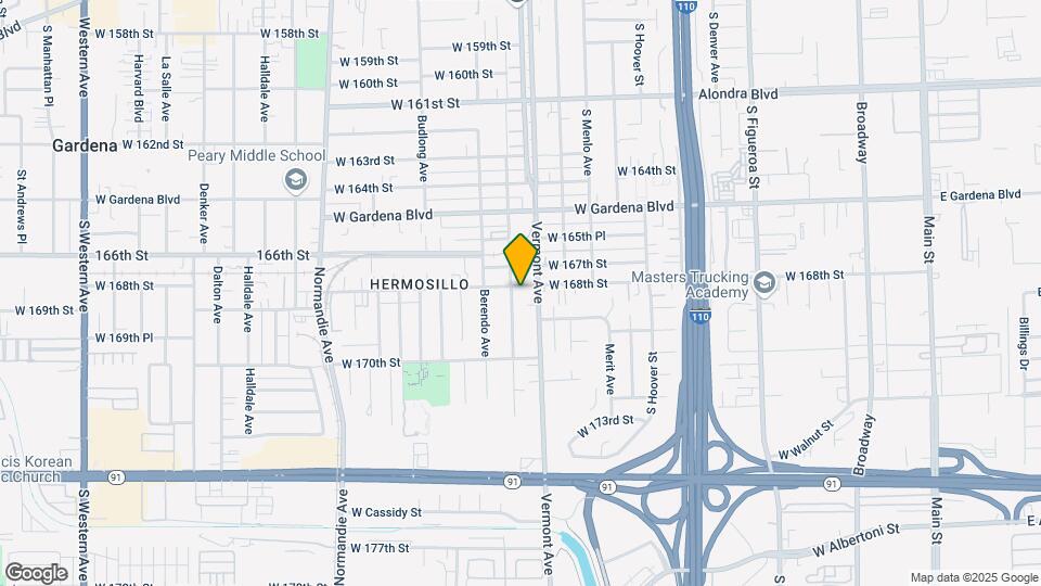 1026 W 168th St, Unit 1024 Map and Location Details