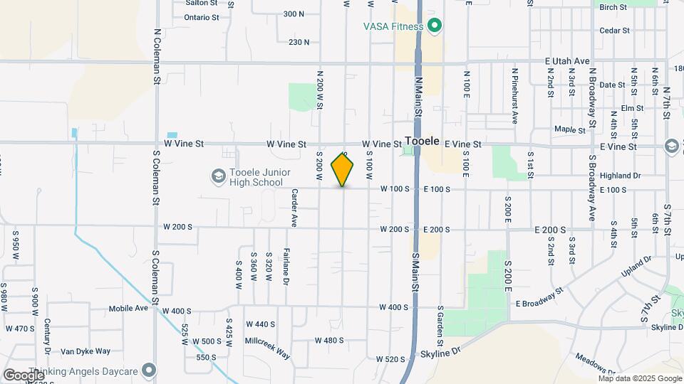 155 W 100 S Map and Location Details