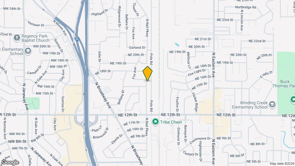 1404 N Nail Pky Map and Location Details