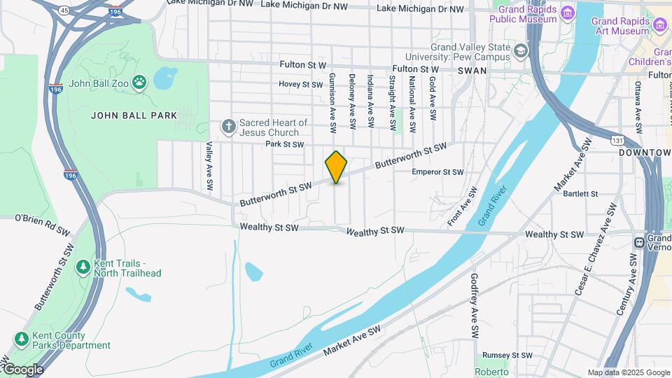 308 Gunnison Ave SW Map and Location Details