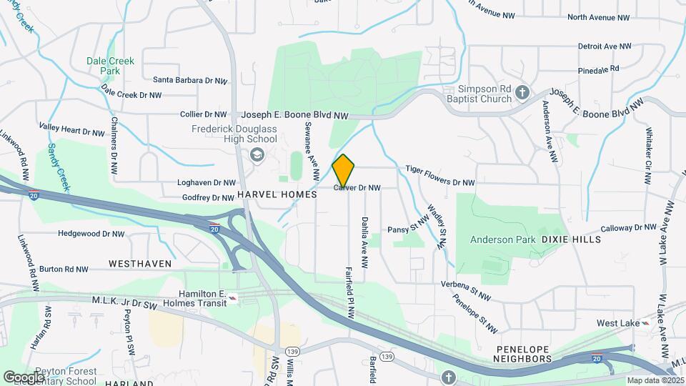 2320 Carver Dr NW Map and Location Details