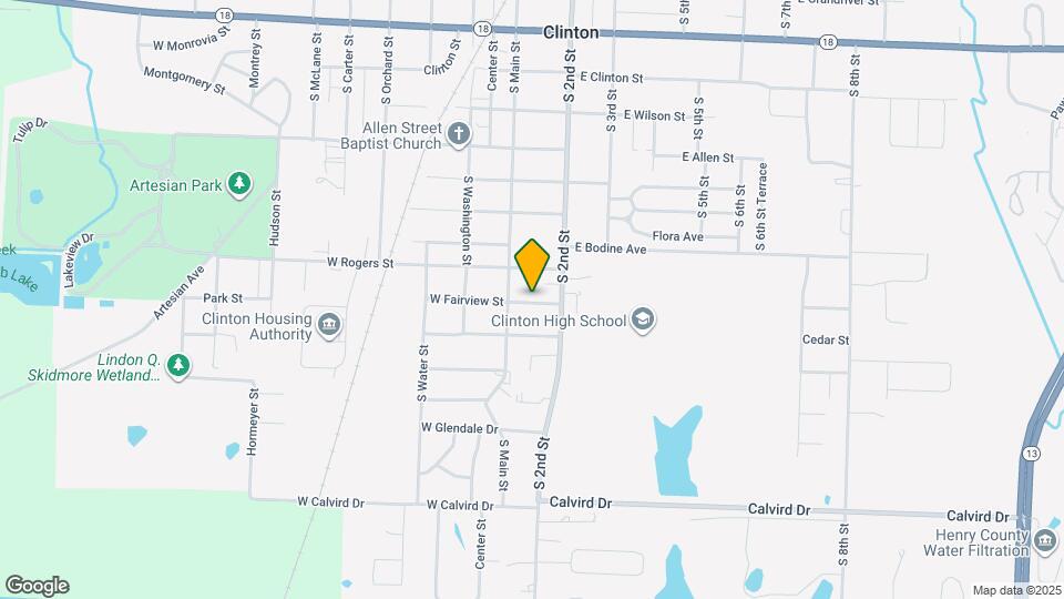 109 E Fairview St Map and Location Details