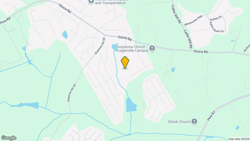 3545 Bulloch Lake Rd Mapa y Detalles de la Ubicación