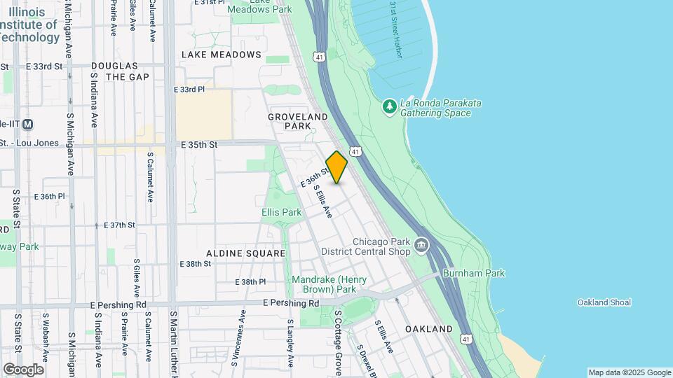 3630 S Lake Park Ave Map and Location Details