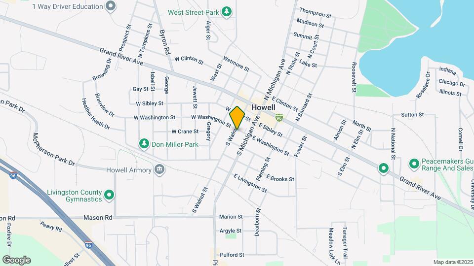 305 S Walnut St, Unit 2 Map and Location Details