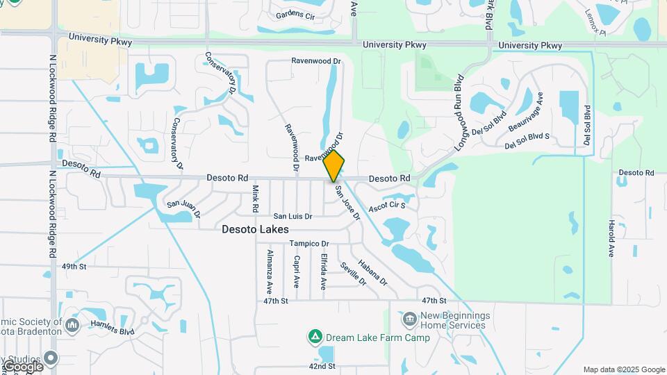 5425 San Jose Dr Map and Location Details