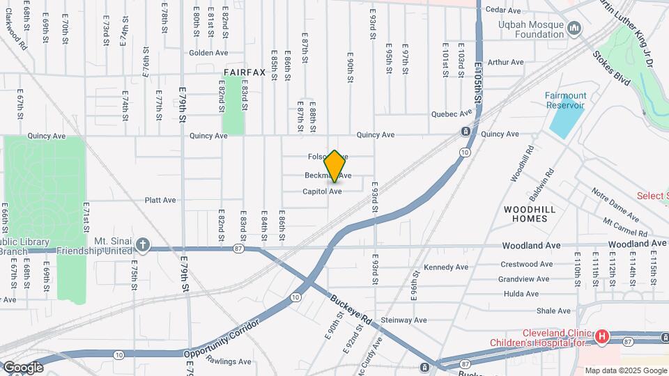 2483 E 89th St, Unit 101 Map and Location Details