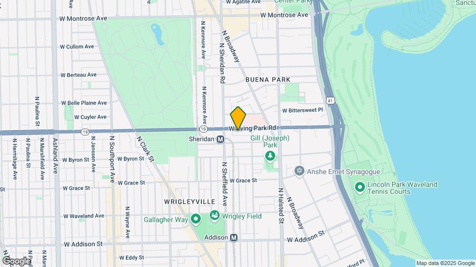 927 W Irving Park Rd Map and Location Details