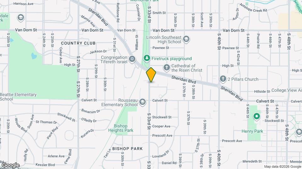 3330 S 33rd St Map and Location Details