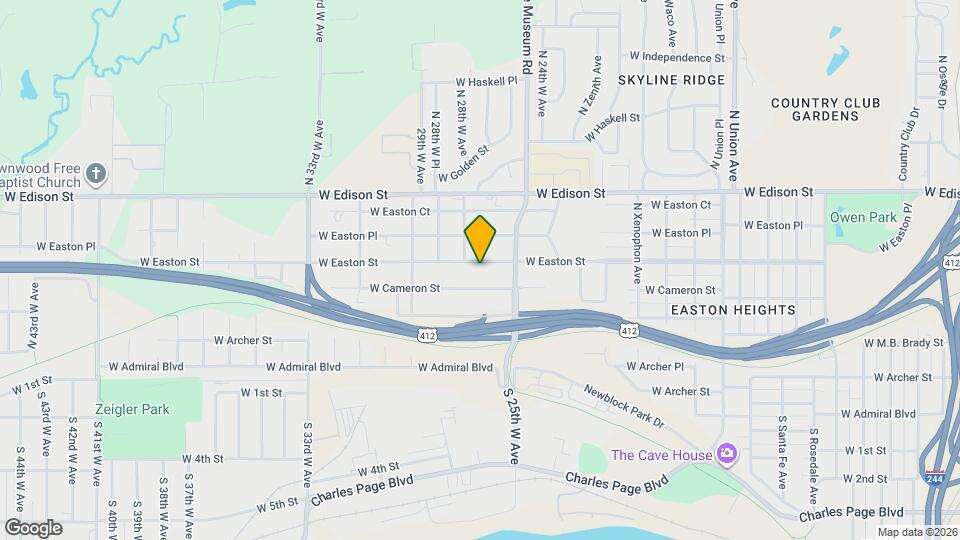 2536 W Easton St Map and Location Details