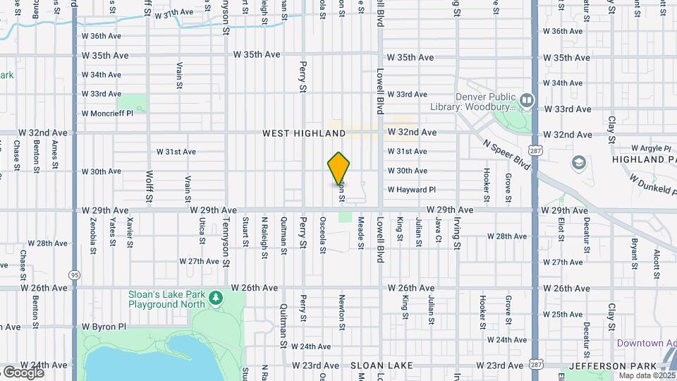 2951 Newton St Map and Location Details
