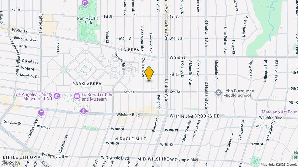 431 S Cloverdale Ave Mapa y Detalles de la Ubicación