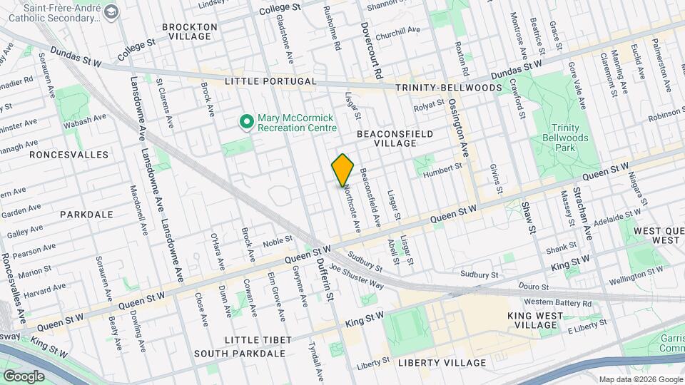 78 Northcote Ave Map and Location Details