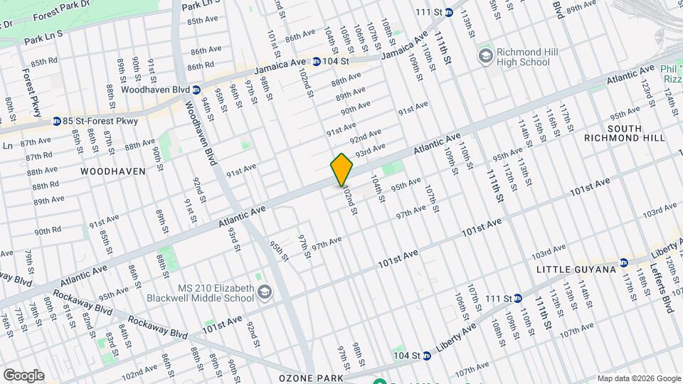 101-17 94th Ave Mapa y Detalles de la Ubicación