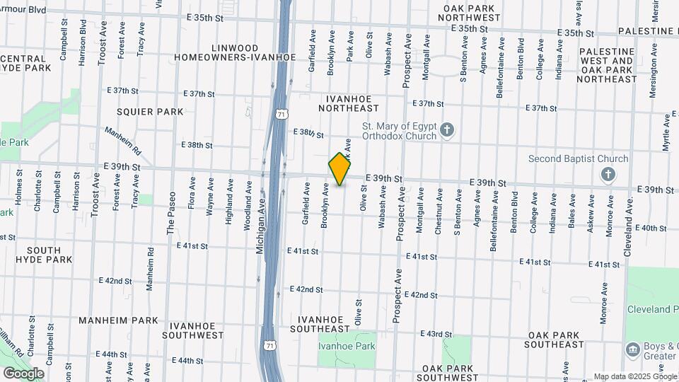 3918 Park Ave Map and Location Details