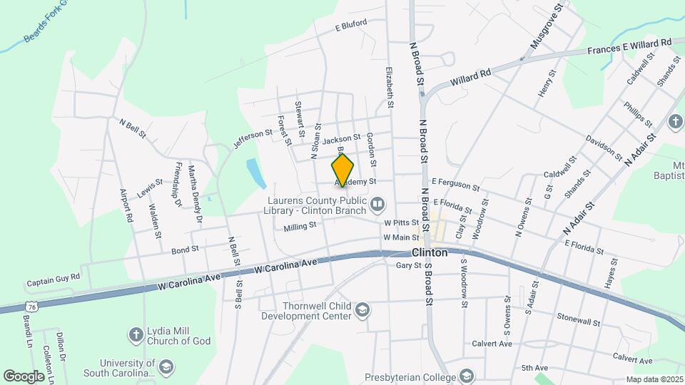 203 Bailey St Map and Location Details