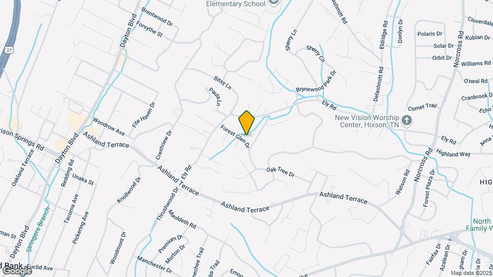 417 Forest Glen Dr Map and Location Details