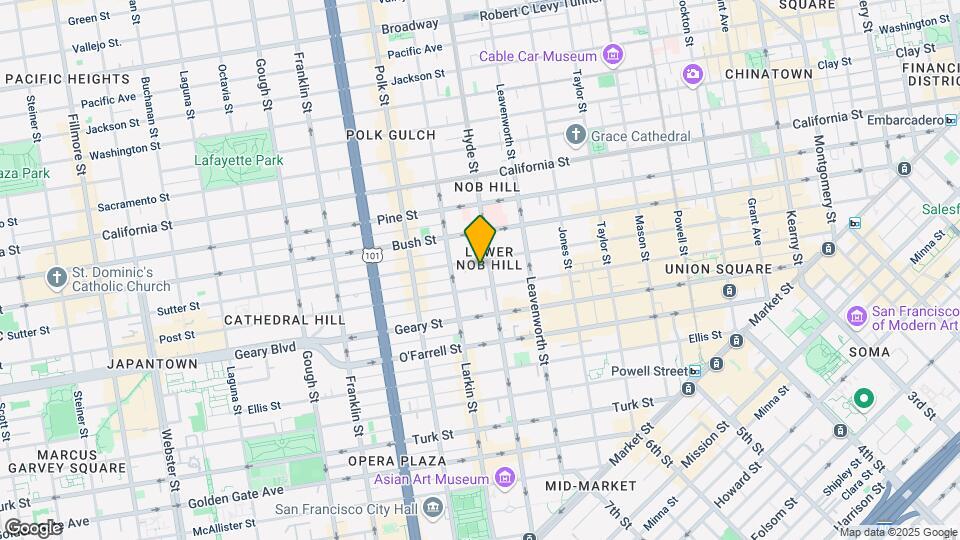 Hyde Street Apartments Mapa y Detalles de la Ubicación