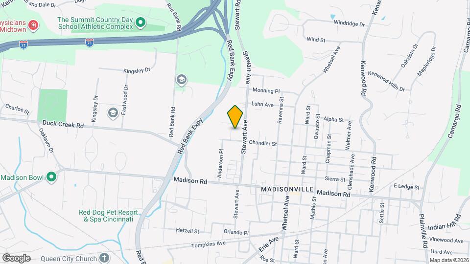 5312 Dora St Map and Location Details