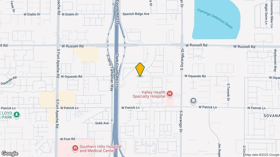 8867 W Oquendo Rd Map and Location Details