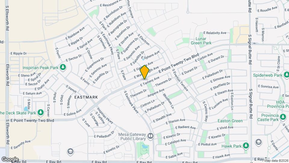 10106 E Tamery Ave Map and Location Details