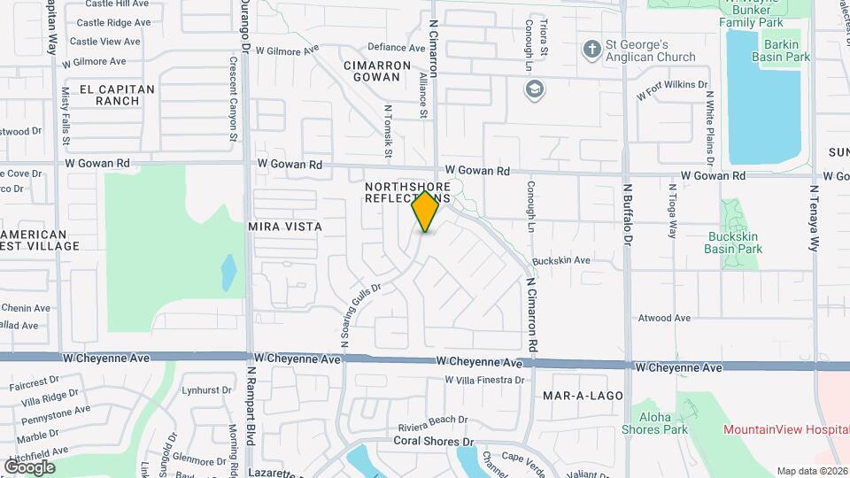 8036 Hurricane Cove Ct Map and Location Details