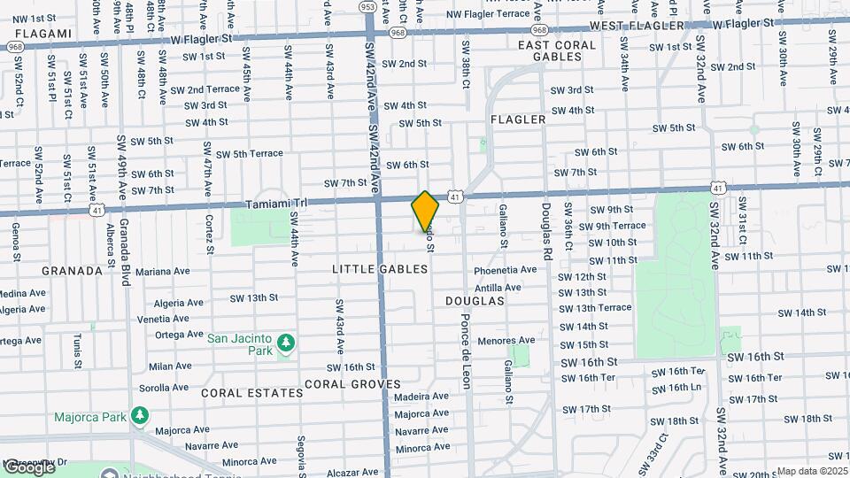 902 Salzedo St Map and Location Details