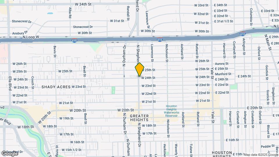 698 W 24th St Map and Location Details