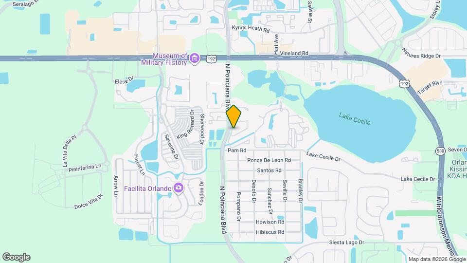 2747 N Poinciana Blvd Map and Location Details