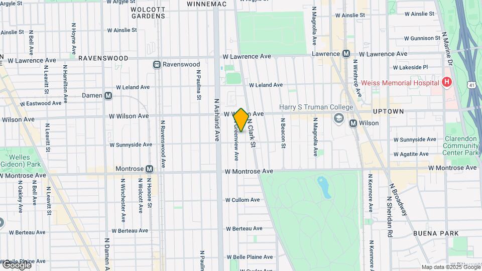 4511 N Greenview Ave, Unit 3W Mapa y Detalles de la Ubicación