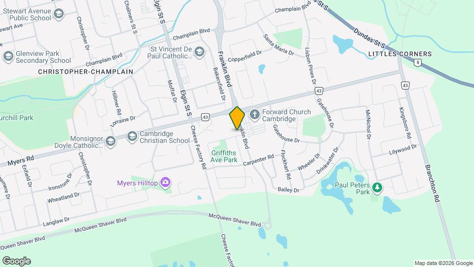 121 Bloomington Dr Map and Location Details