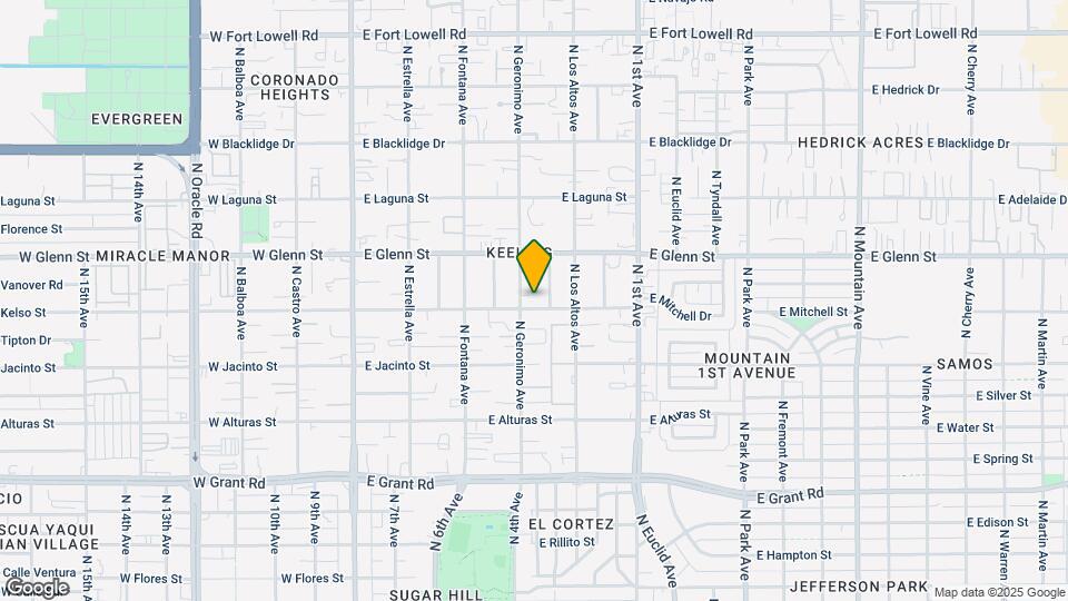 407 E Kelso St Map and Location Details