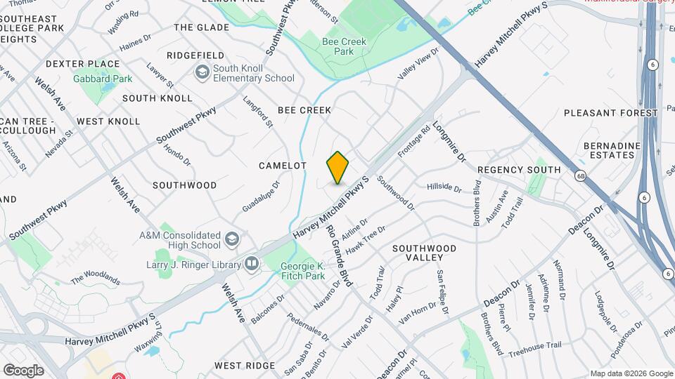 2015 Harvey Mitchell Pkwy S Mapa y Detalles de la Ubicación