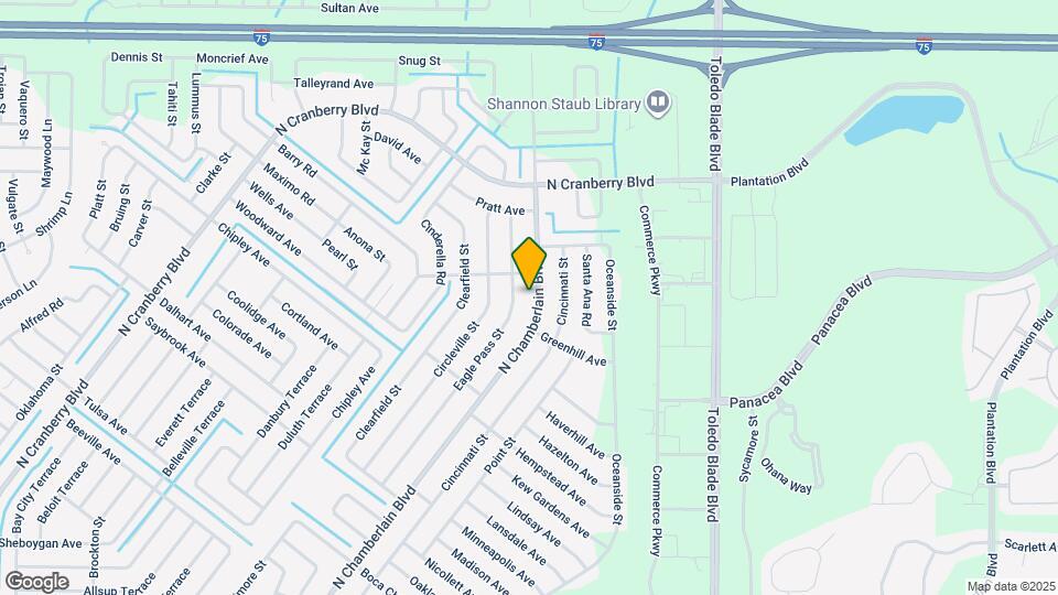 3919 N Chamberlain Blvd Map and Location Details
