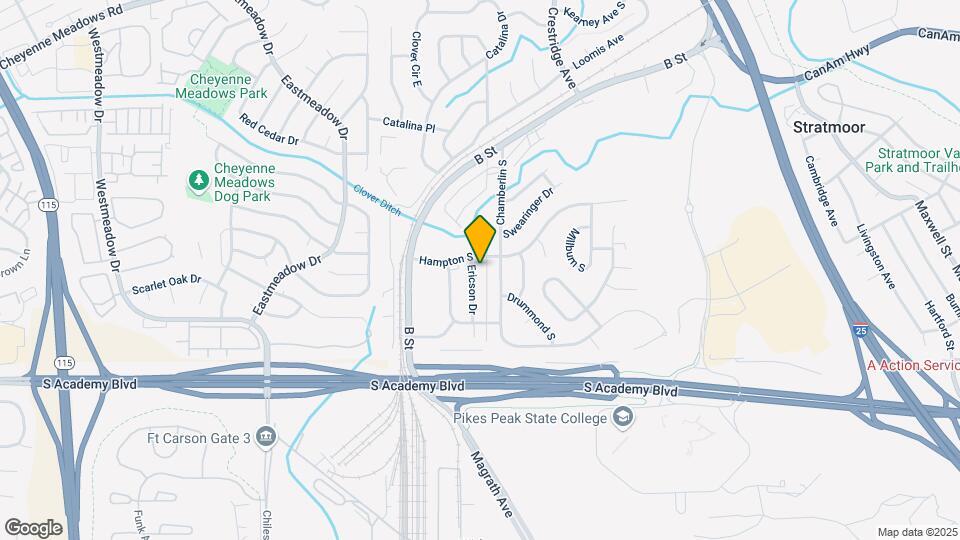 4307 Ericson Dr Map and Location Details