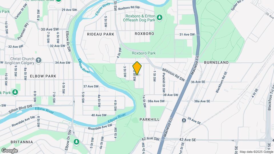 3650 2 St SW Map and Location Details