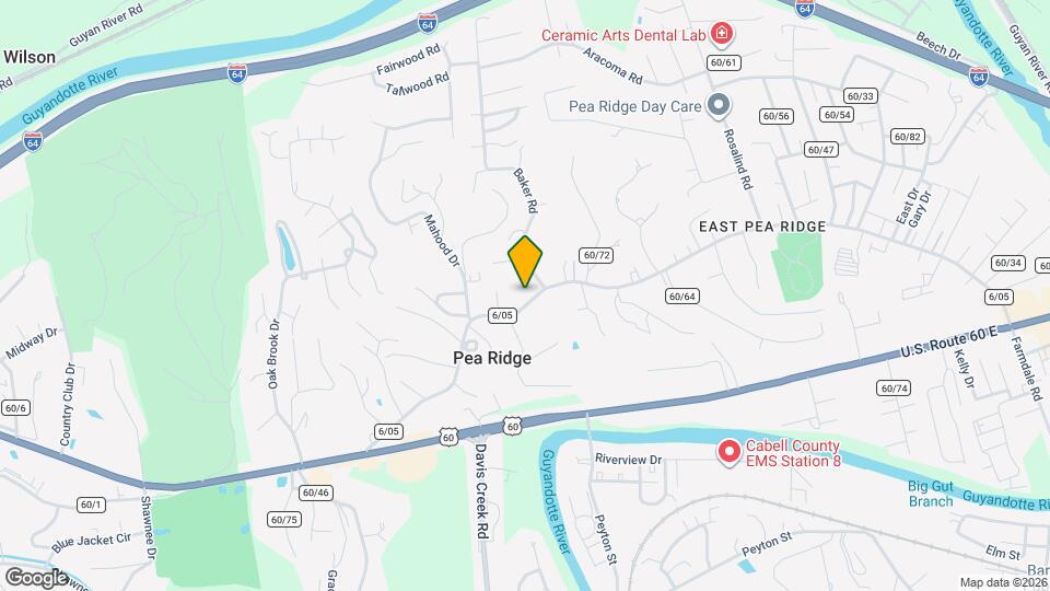 5901 E Pea Ridge Rd Mapa y Detalles de la Ubicación
