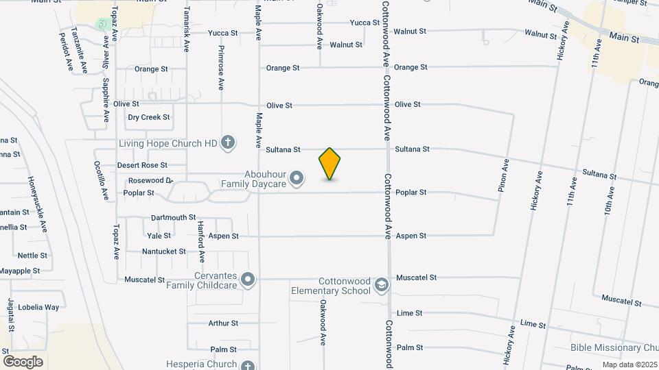 14738 Poplar St Map and Location Details