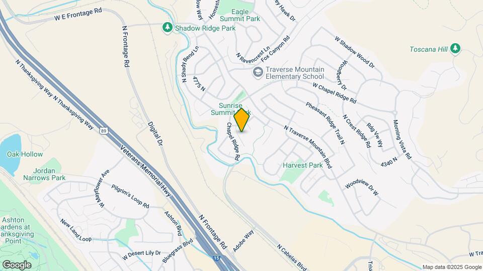 4457 N Briarwood Ln Map and Location Details