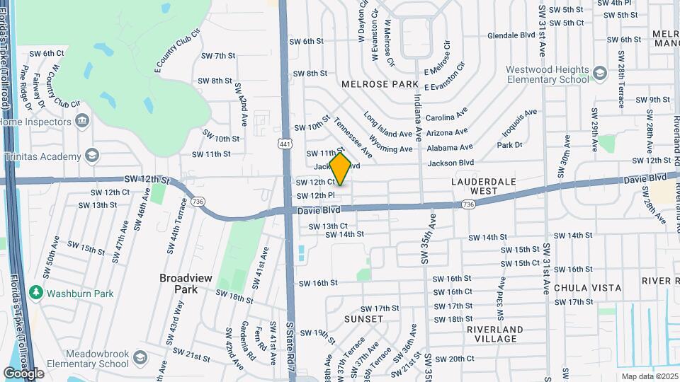 3721 SW 12th Pl Map and Location Details