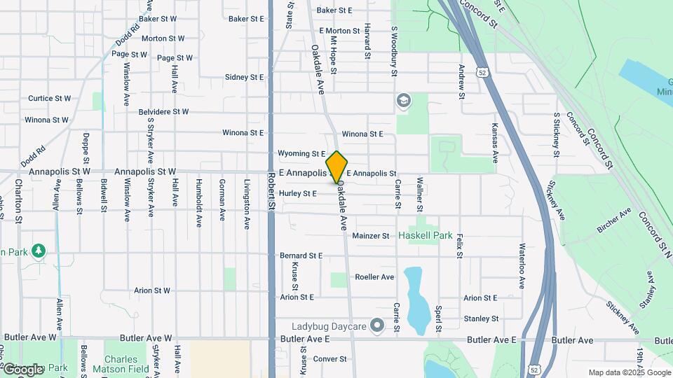 903 Oakdale Ave Map and Location Details