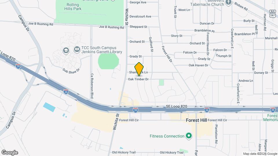 3229 Oak Timber Dr Map and Location Details