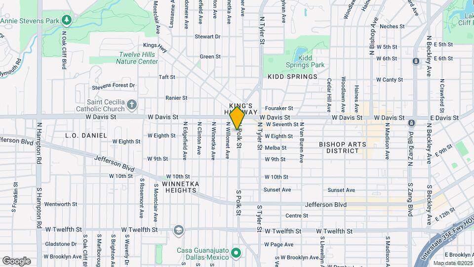 401 N Polk St Map and Location Details