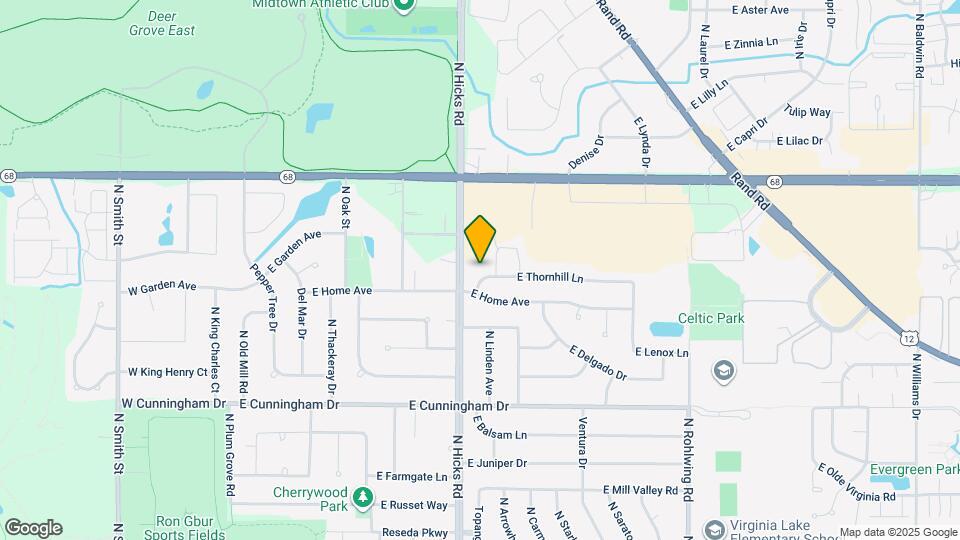 432 E Thornhill Ln Map and Location Details