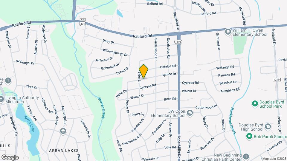 5213 Spruce Dr Map and Location Details