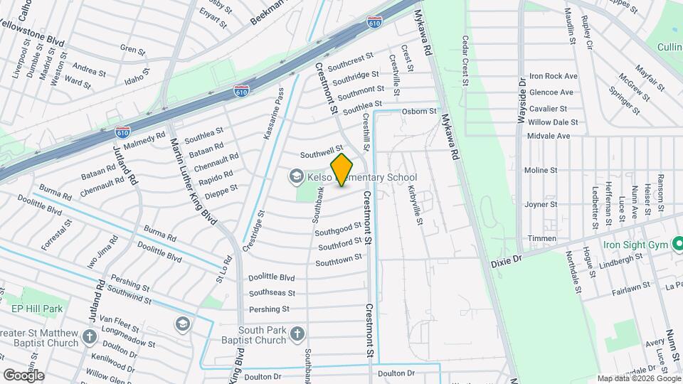 5931 Southville St Map and Location Details