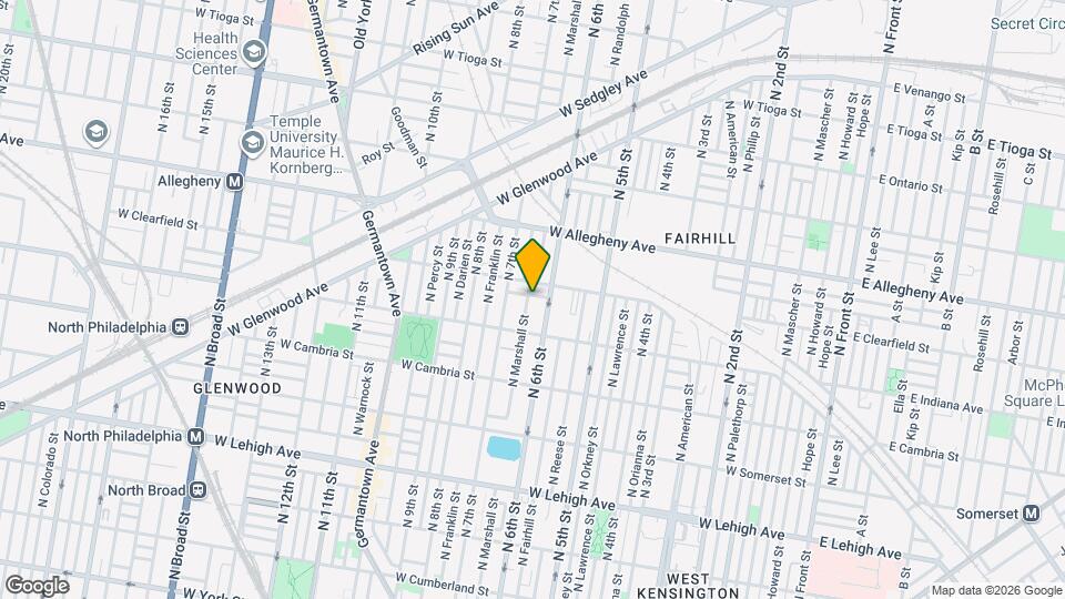 618 W Mayfield St Map and Location Details